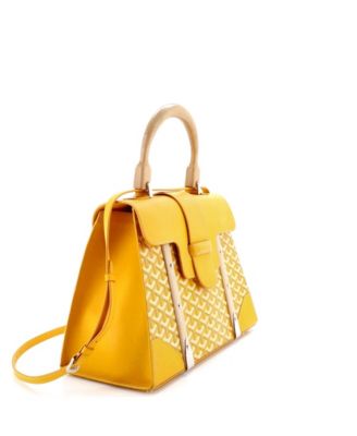 MM Saigon Top Handle Bag Coated Canvas with Leather