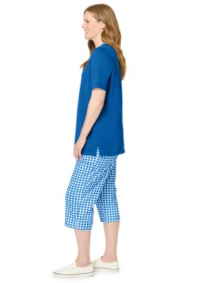 Plus Size 2-Piece Tunic Capri Set