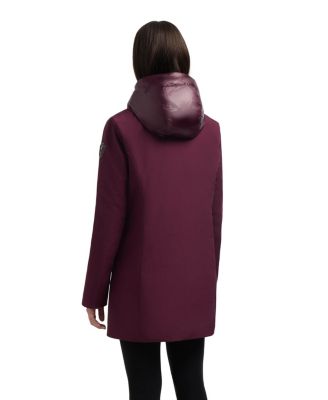 Women's Nova Mixed Media 3 in 1 Coat with Fixed Hood