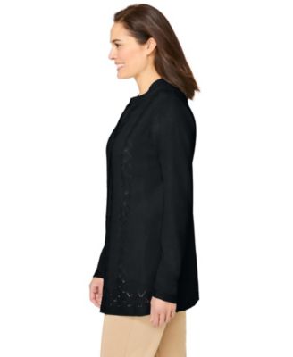Women's Within Zip Front Shaker Cardigan