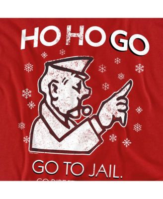Big & Tall Ho Ho Go To Jail T Shirt