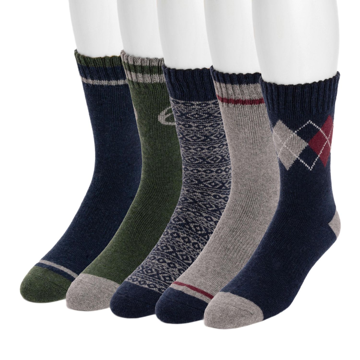 Men's 5pk Wool Socks