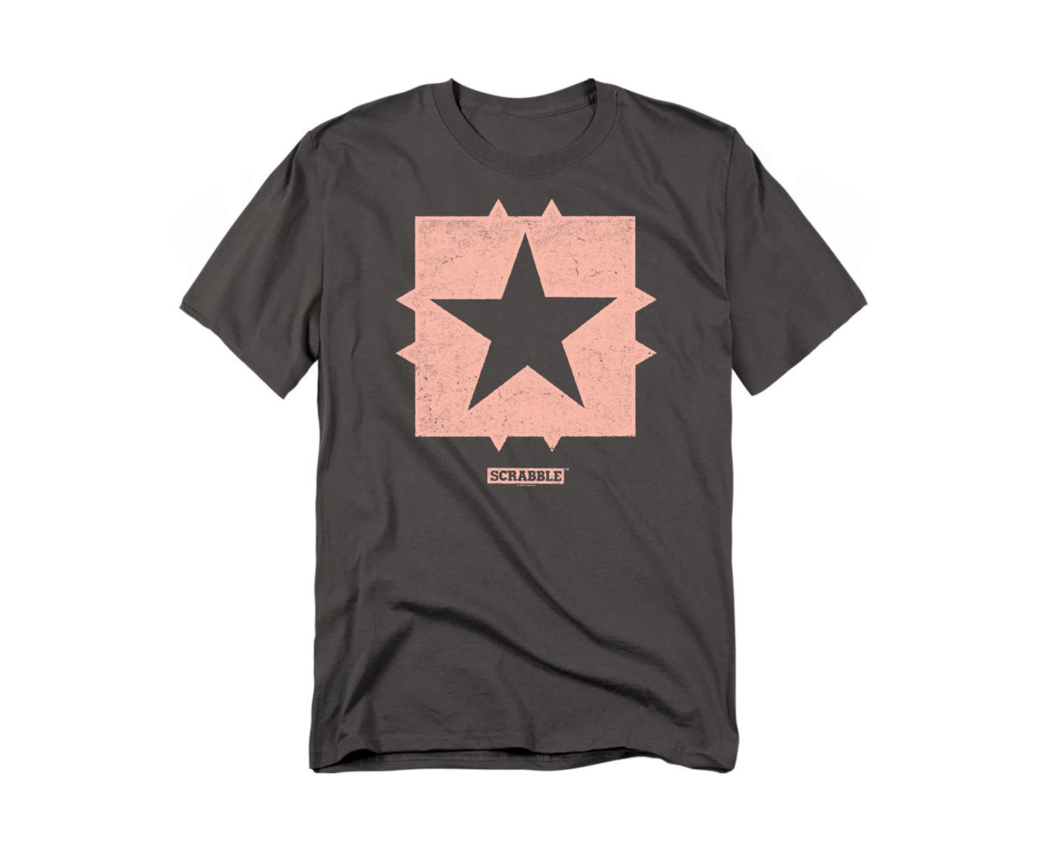 Men's Scrabble Middle Square Free Space T Shirt