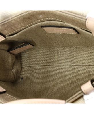 Mini Woody Convertible Tote Canvas with Leather