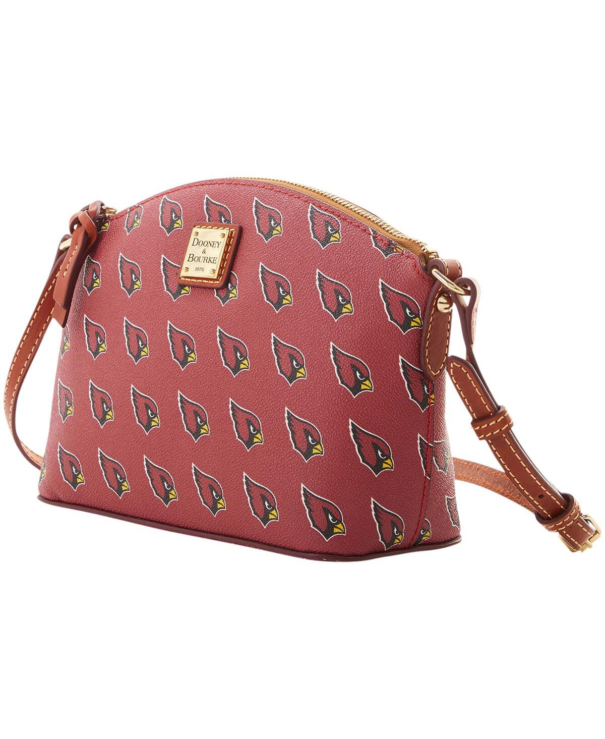 Dooney & Bourke Arizona Cardinals Signature Suki Crossbody With Medium Wristlet In Transparent
