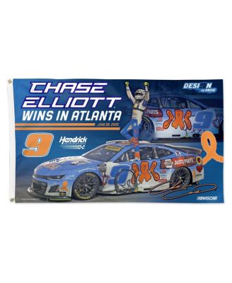 Wincraft - Chase Elliott 2025 Quaker State 400 Race Win 3' x 5' One-Sided Deluxe Flag