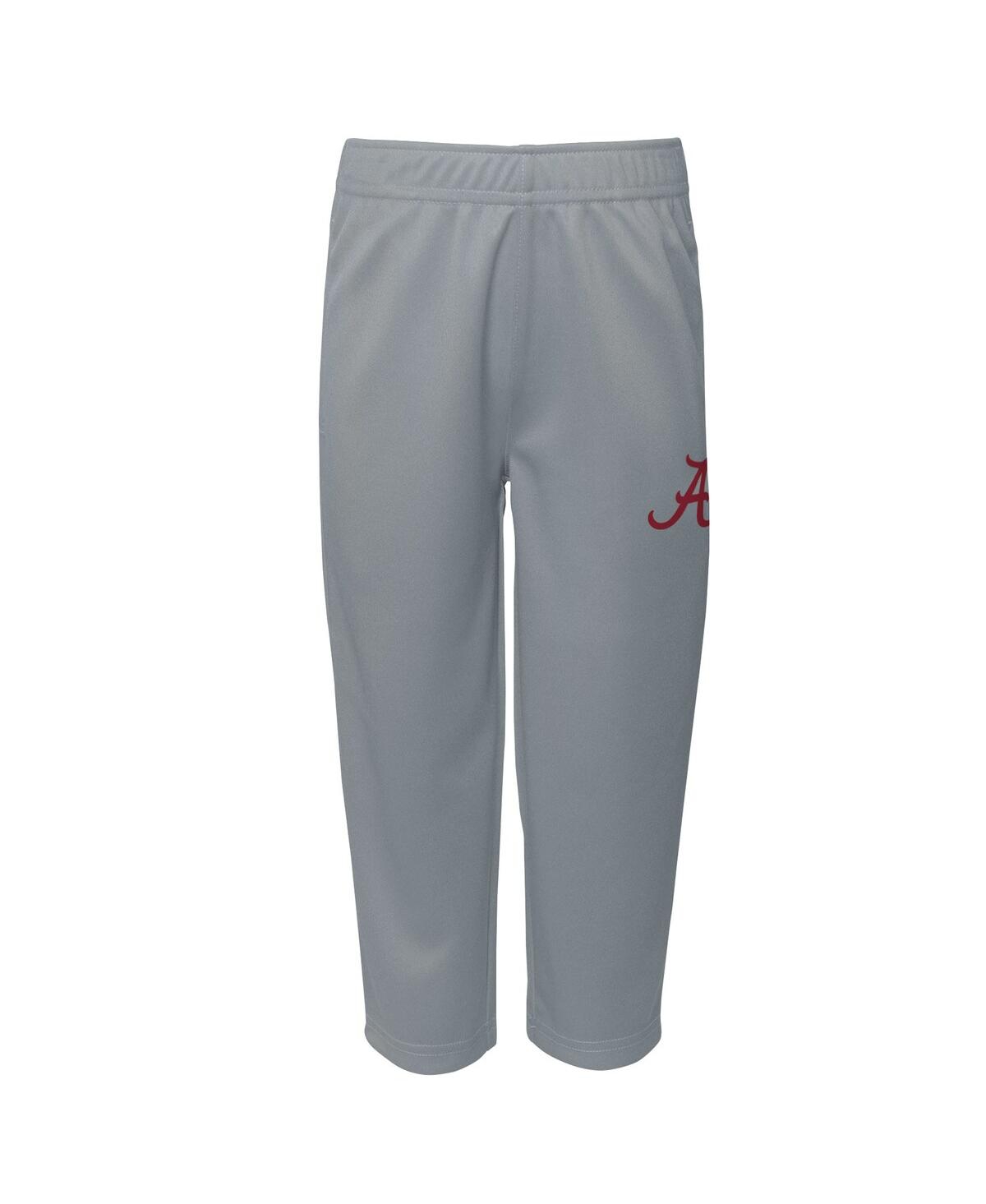 Outerstuff Toddler 2-piece Crimson/gray Alabama Crimson Tide Red Zone Two-piece V-neck Top And Pants Set In Multi