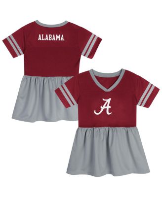 Outerstuff - Toddler Red/Gray Alabama Crimson Tide Stadium Lights Fashion Jersey Dress