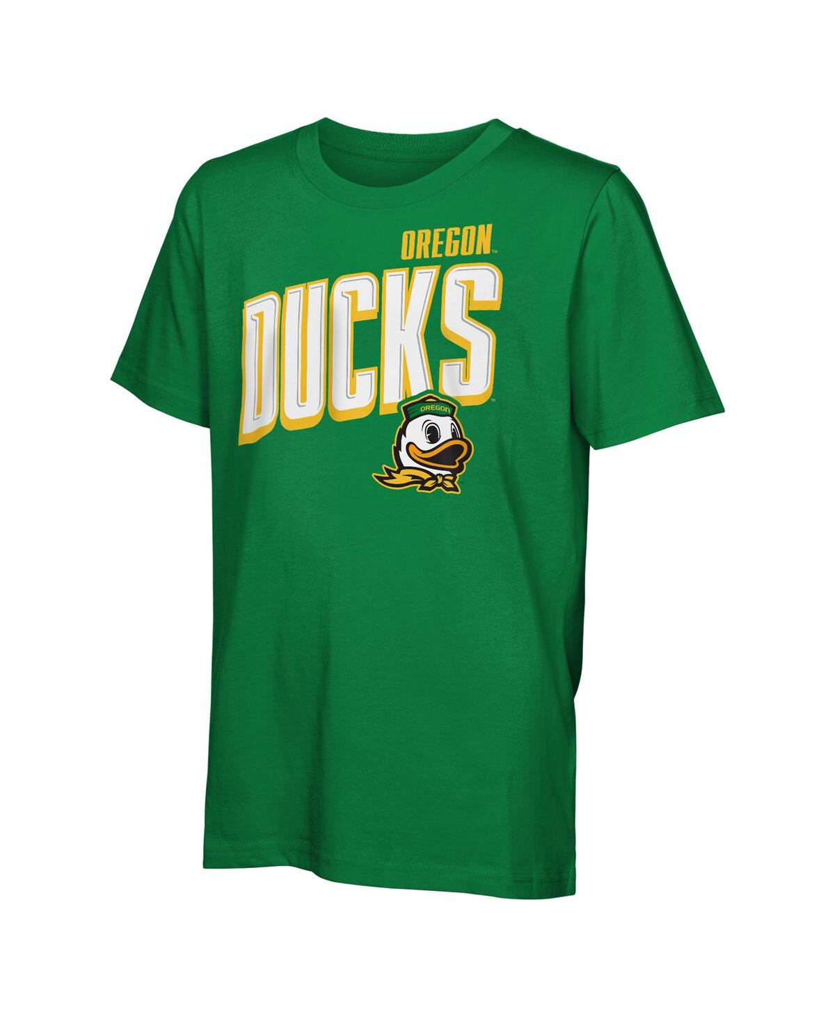 Outerstuff Big Boys And Girls 3-pack Oregon Ducks In The Mix T-shirt Combo Set In Black
