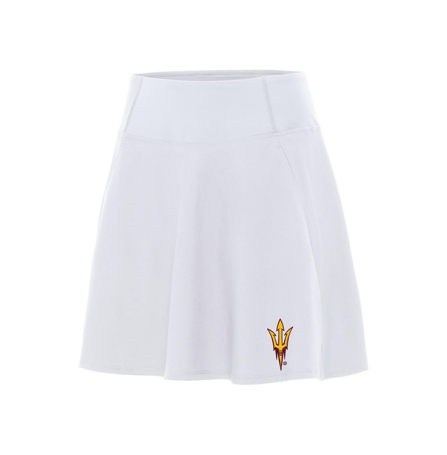 Женская юбка-шорты Antigua White Arizona State Sun Devils Chip Skort — фото 1