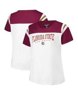 Fanatics - Women's White Florida State Seminoles Plus Size Winning Gear T-Shirt