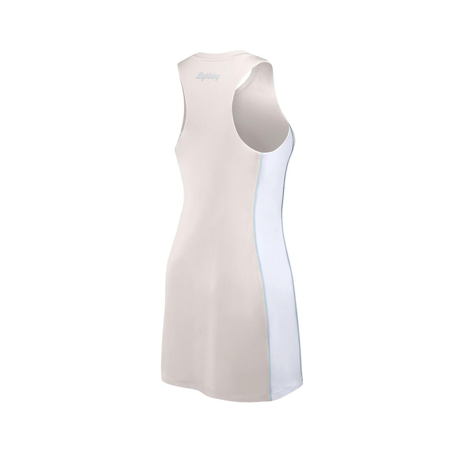 Women's Tan Tampa Bay Lightning Studio Boost Athletic Half-Zip Dress