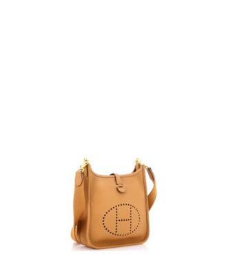 Pre-Owned HERMES TPM Evelyne Bag Gen III Clemence