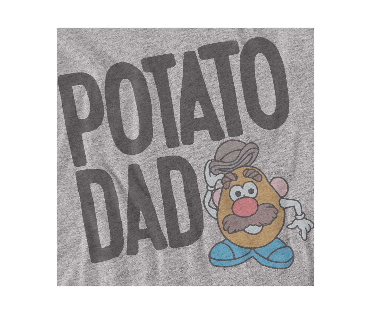 Мужская футболка Hasbro+ Mr Potato Head Potato Dad, цвет: Меланжевый — фото 2