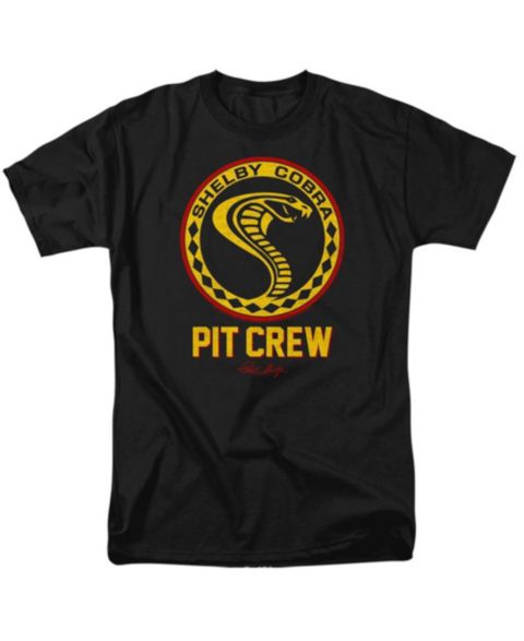 Мужская футболка Shelby Cobra Shelby Vintage Pit Crew Badge T, цвет: Чёрный