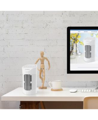 Desktop Air Purifier with 3-Stage Air Cleaning System, Portable House Fan