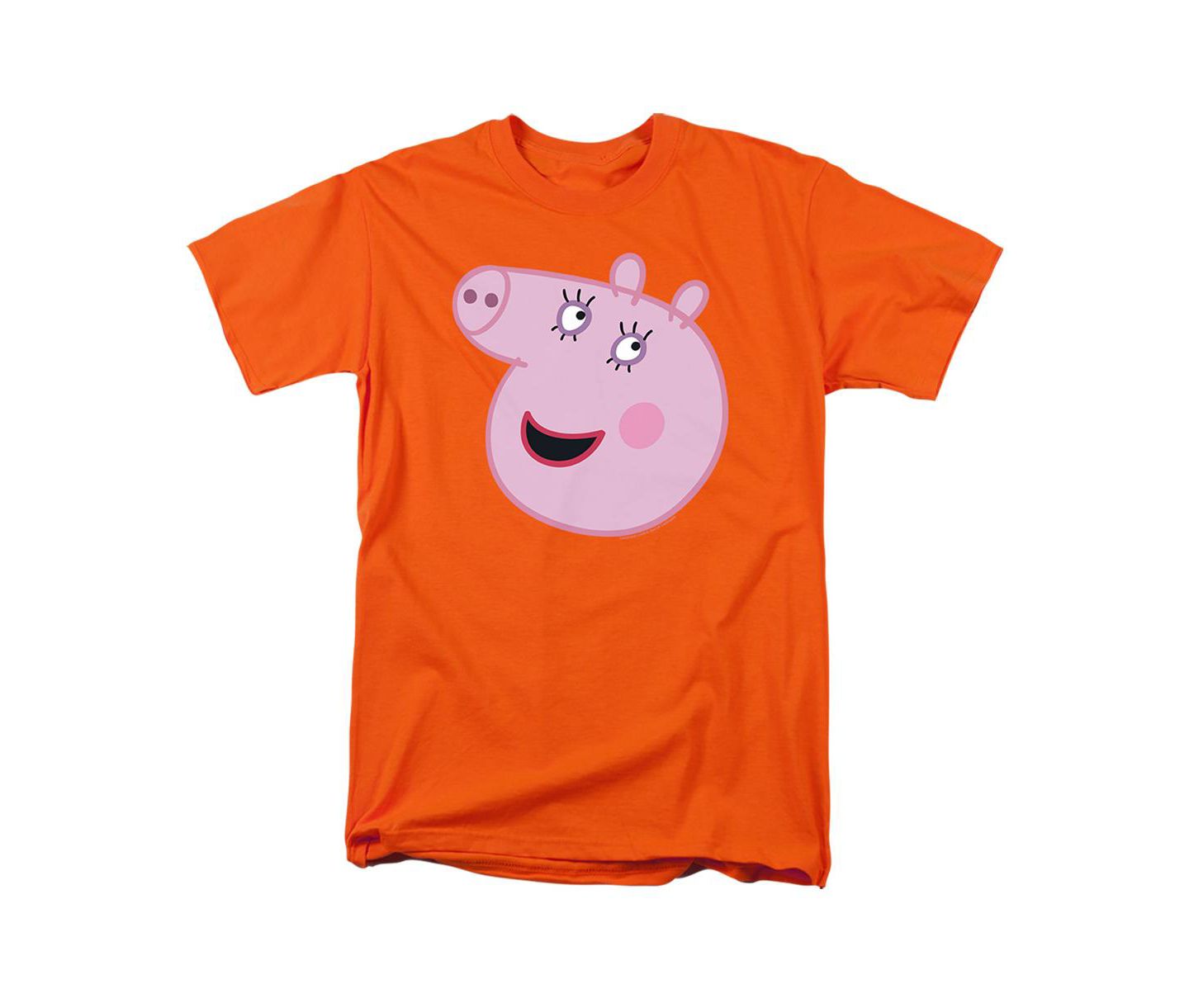 Мужская футболка Hasbro+ Peppa Pig Mummy Pig Face, цвет: Оранжевый — фото 1
