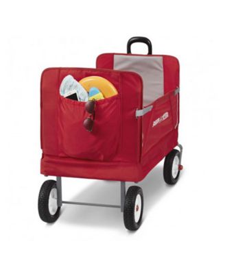 All Terrain 3-in-1 Off Road EZ Fold Wagon for Kids and Cargo, Red