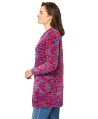 Women's Plus Size Crewneck Chenille Sweater