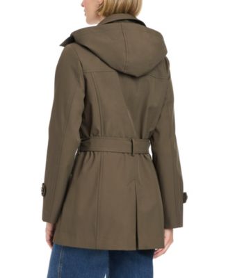 Women's Double-Breasted Belted Trench Coat