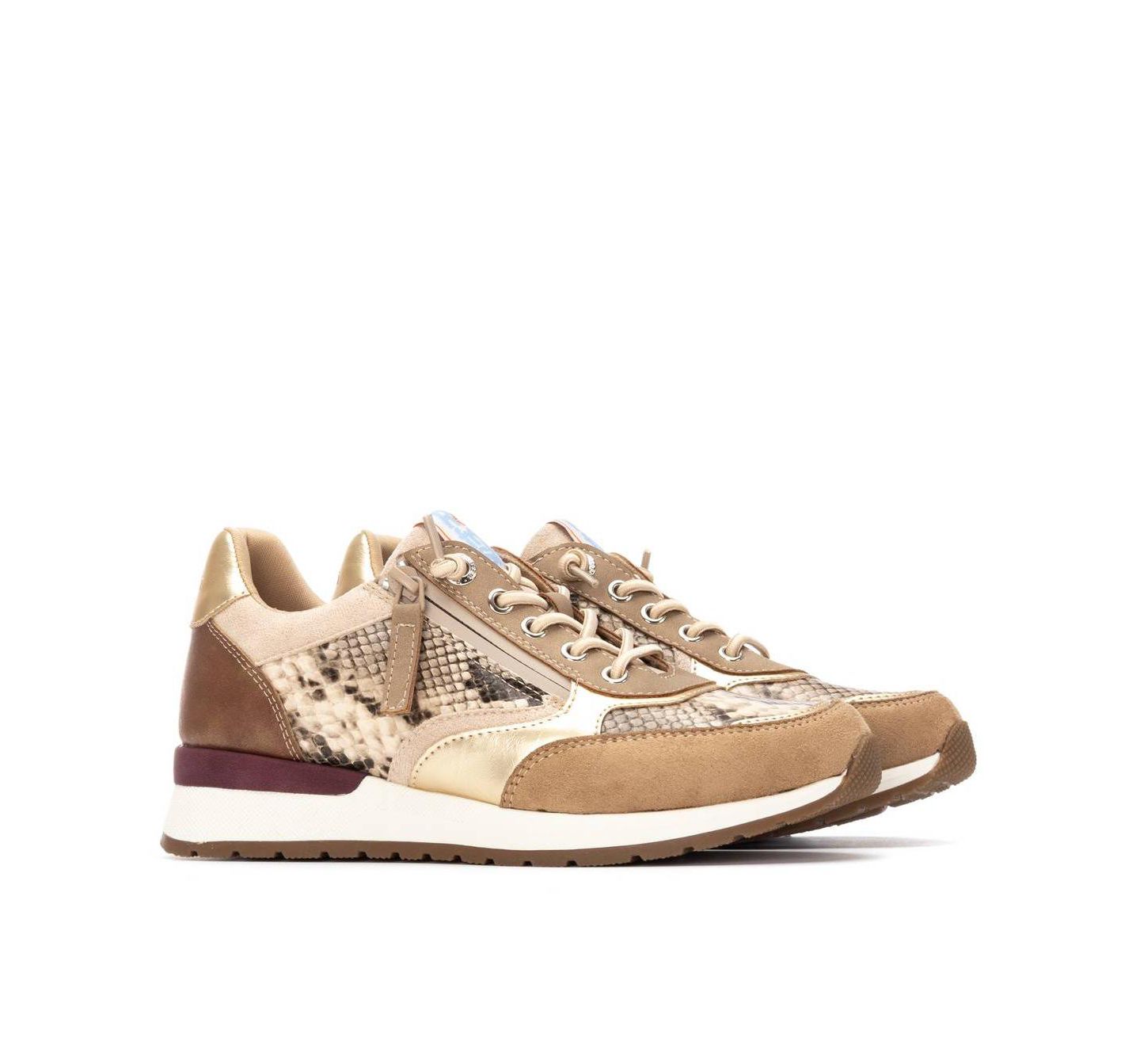 Женские кроссовки XTI Casual Sneakers Refresh Collection, цвет: Бежевый — фото 5