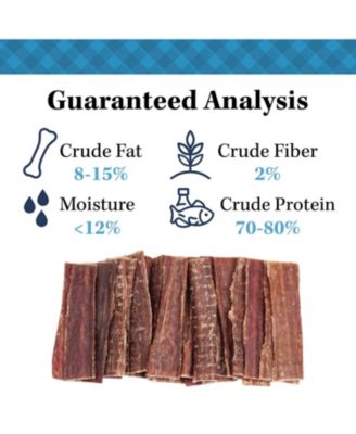 6” Gullet Flats Dog Treats – 20 Count Bag – All-Natural