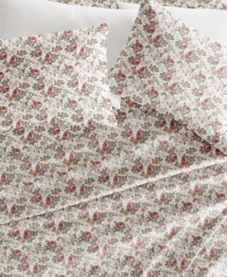 Delicate Blossoms 3-P.c. Sheet Set, Twin
