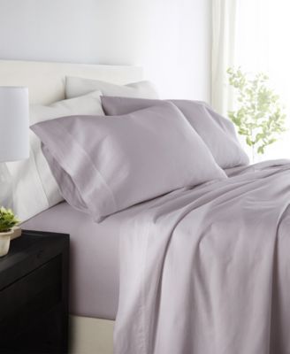 Long Staple 300-Thread Count Cotton Solid 4-Pc. Sheet Set, Split King