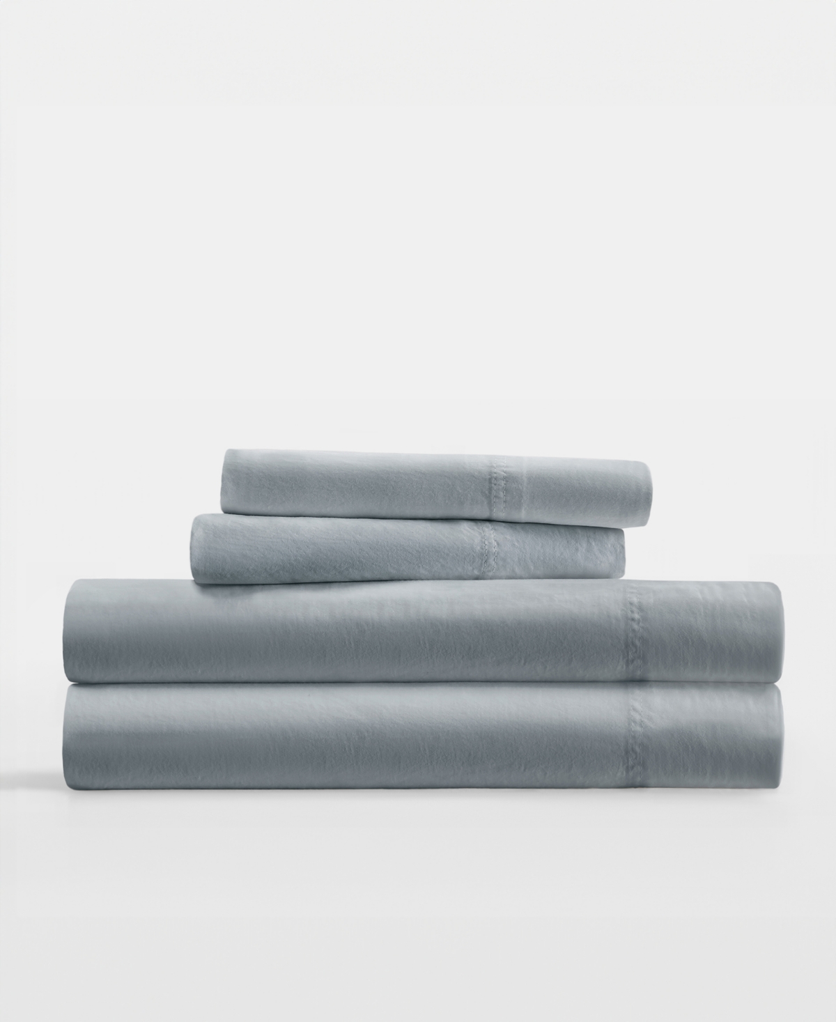 ienjoy Home Long Staple 300-Thread Count Cotton Solid -Pc. Sheet Set