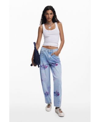 Women's Balloon Collage jeans
