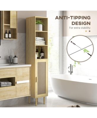 Contemporary Bathroom Cabinet with Storage Shelves for Organization