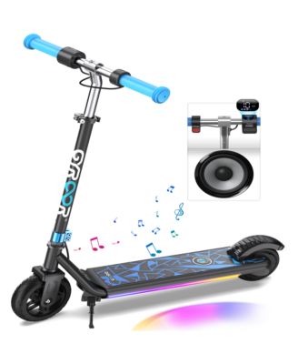 Kids' Electric Scooter with LED Display, 150W High-Power Motor, Dual Brake System, Adjustable Height & Speed
