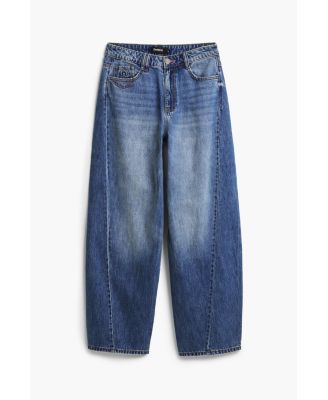 Women's Baggy jeans with seams