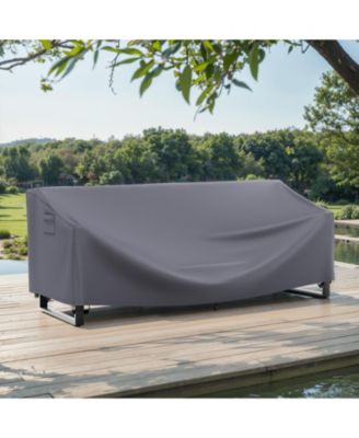 High-Quality 600D Oxford Fabric Outdoor Furniture Cover With Handles And Storage Bag Gray/Brown and Beige