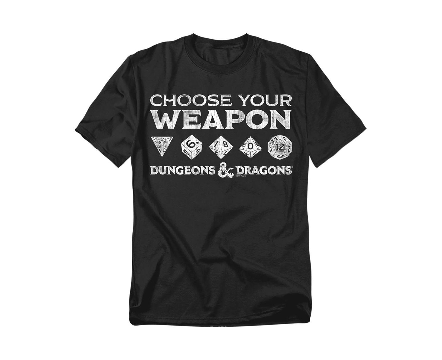 Men's Dungeons and Dragons Choose Your Weapon T Shirt
