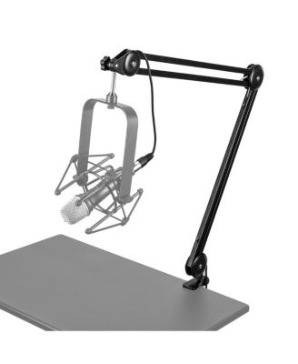 LiveTrak L-20 20-Channel Digital Mixer & Multitrack Recorder, Bundle with 4x PodMic Microphone, 4x TAPH100 Monitor Headphones, 4x Broadcast Arm