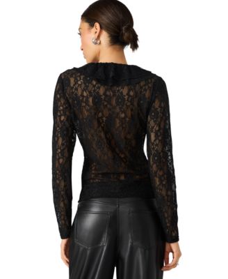 Women's Elvie Lace V-Neck Top