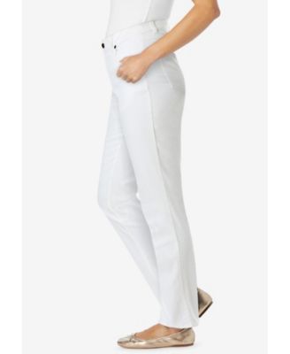 Women's Within Straight-Leg Stretch Denim Five-Pocket Jeans