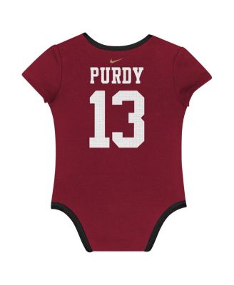 Baby Boys and Girls 3-Pack Brock Purdy San Francisco 49ers Name Number Bodysuit Set
