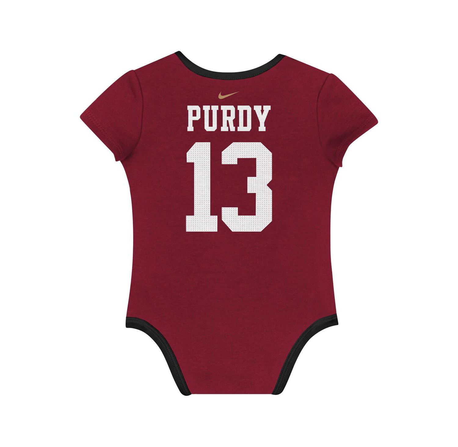 Baby Boys and Girls 3-Pack Brock Purdy San Francisco 49ers Name & Number Bodysuit Set