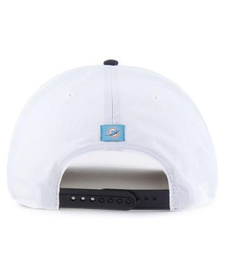 Men's White/Black Miami Dolphins Suburbia Hitch Two-Tone Adjustable Hat