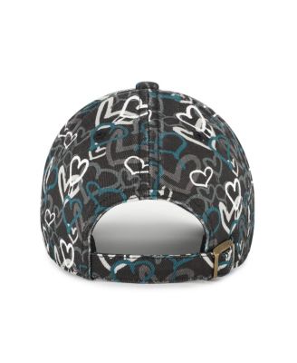 Girls Toddler Black Philadelphia Eagles Mural Clean Up Adjustable Hat