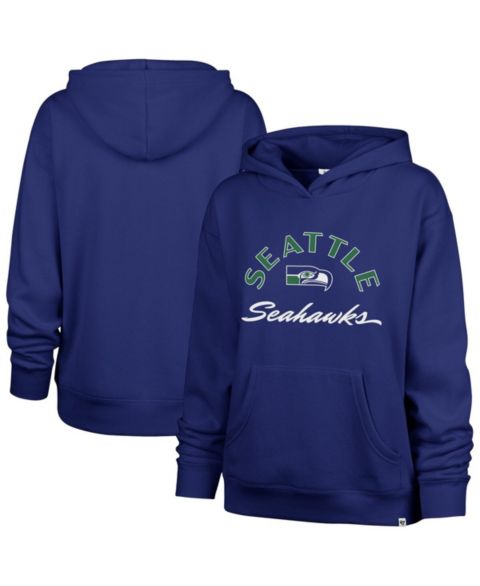 Женское худи '47 Brand Royal Seattle Seahawks Whirlwind Naomi Pullover