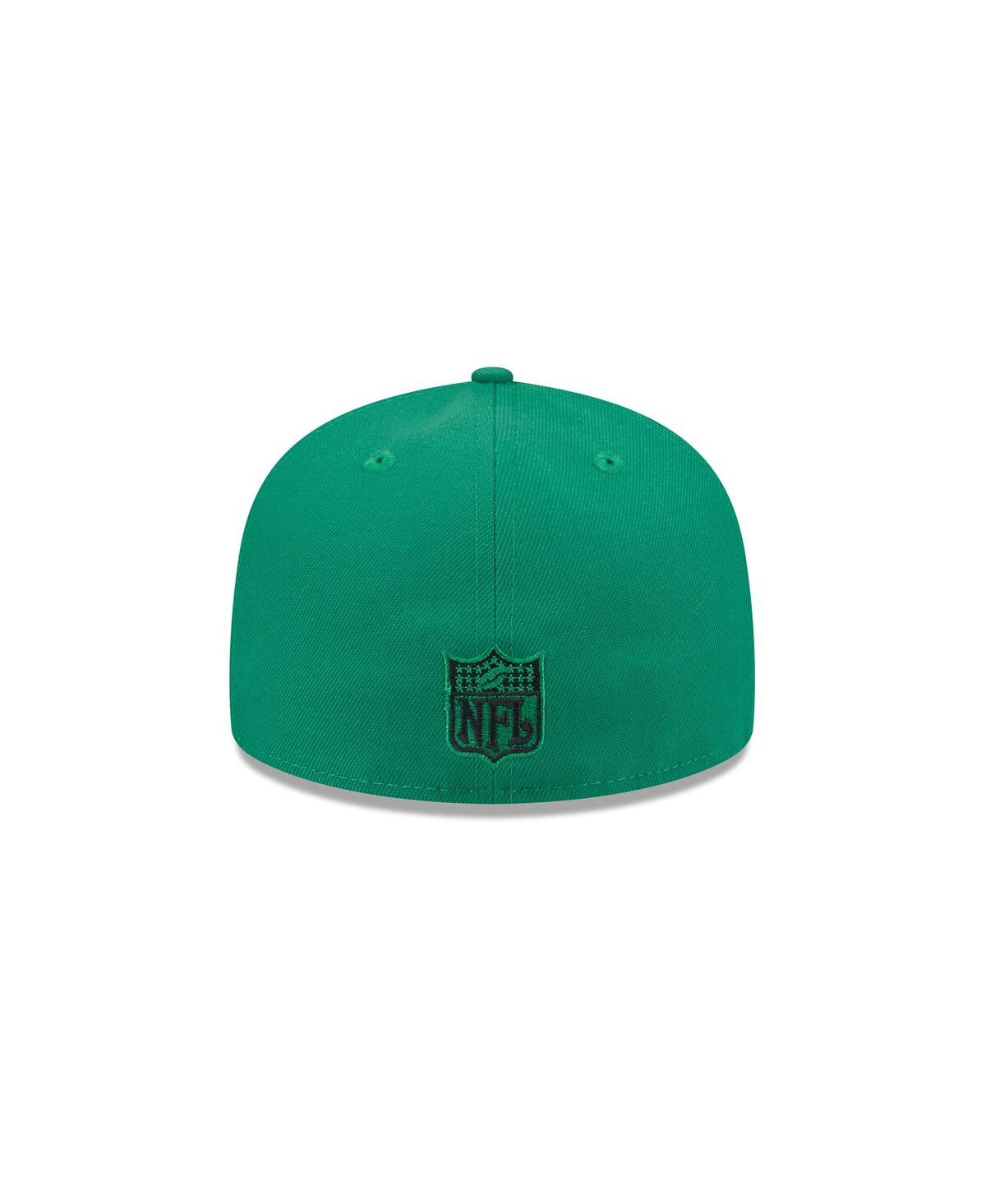 New Era Men's Kelly Green/black Philadelphia Eagles Break 59fifty Fitted Hat In Green