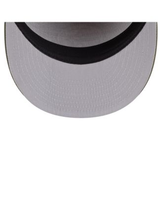 Men's Olive/Brown Pittsburgh Steelers Two-Tone Color Pack Split Panel 59FIFTY Fitted Hat