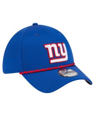 Men's Royal New York Giants Perforated 39THIRTY Flex Hat