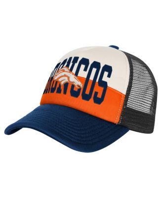 Outerstuff - Big Boys and Girls White/Orange Miami Dolphins Modern Fan Trucker Adjustable Hat
