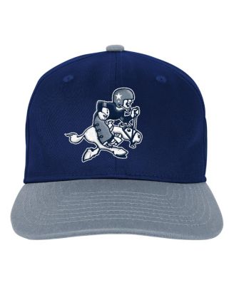 Big Boys and Girls Navy Dallas Cowboys True Retro Deadstock Snapback Hat