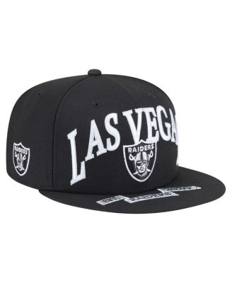 New Era - Men's Black Las Vegas Raiders Oversized 59FIFTY Fitted Hat