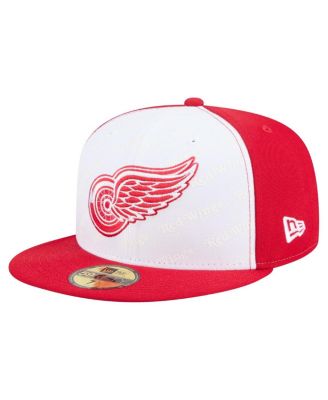 New Era - Men's White/Red Detroit Red Wings Repeat Two-Tone 59FIFTY Fitted Hat
